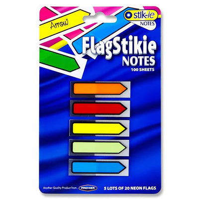 Premier Stationery Stik-ie Notes Flag Index Arrows Page Markers