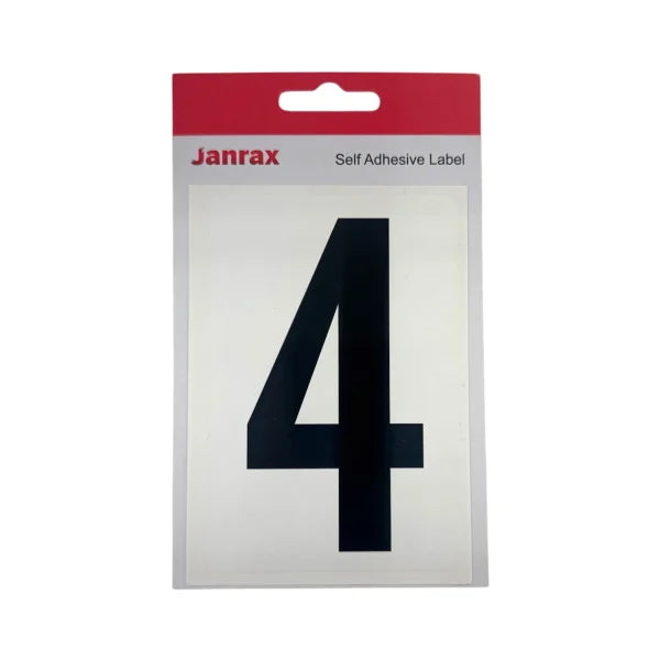 Foska 105mm Adhesive Numbers  0 - 9