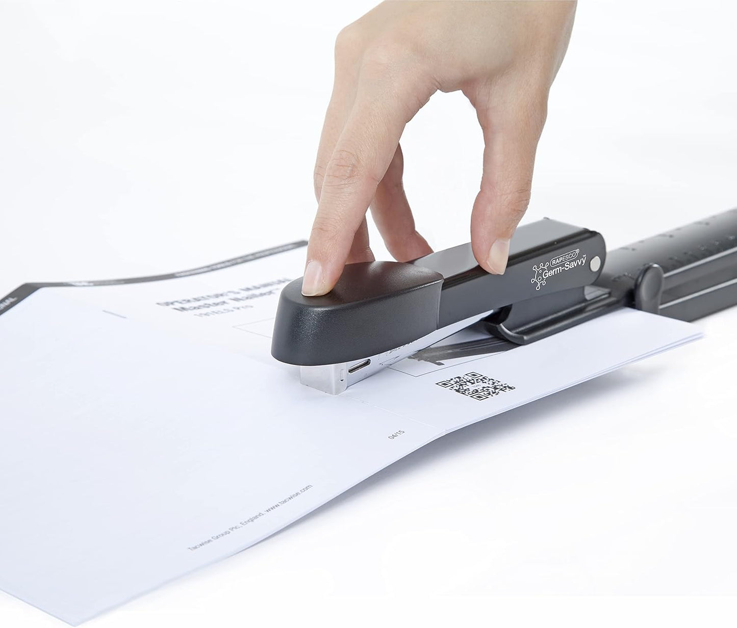 Rapesco Marlin Long Arm Stapler, Black