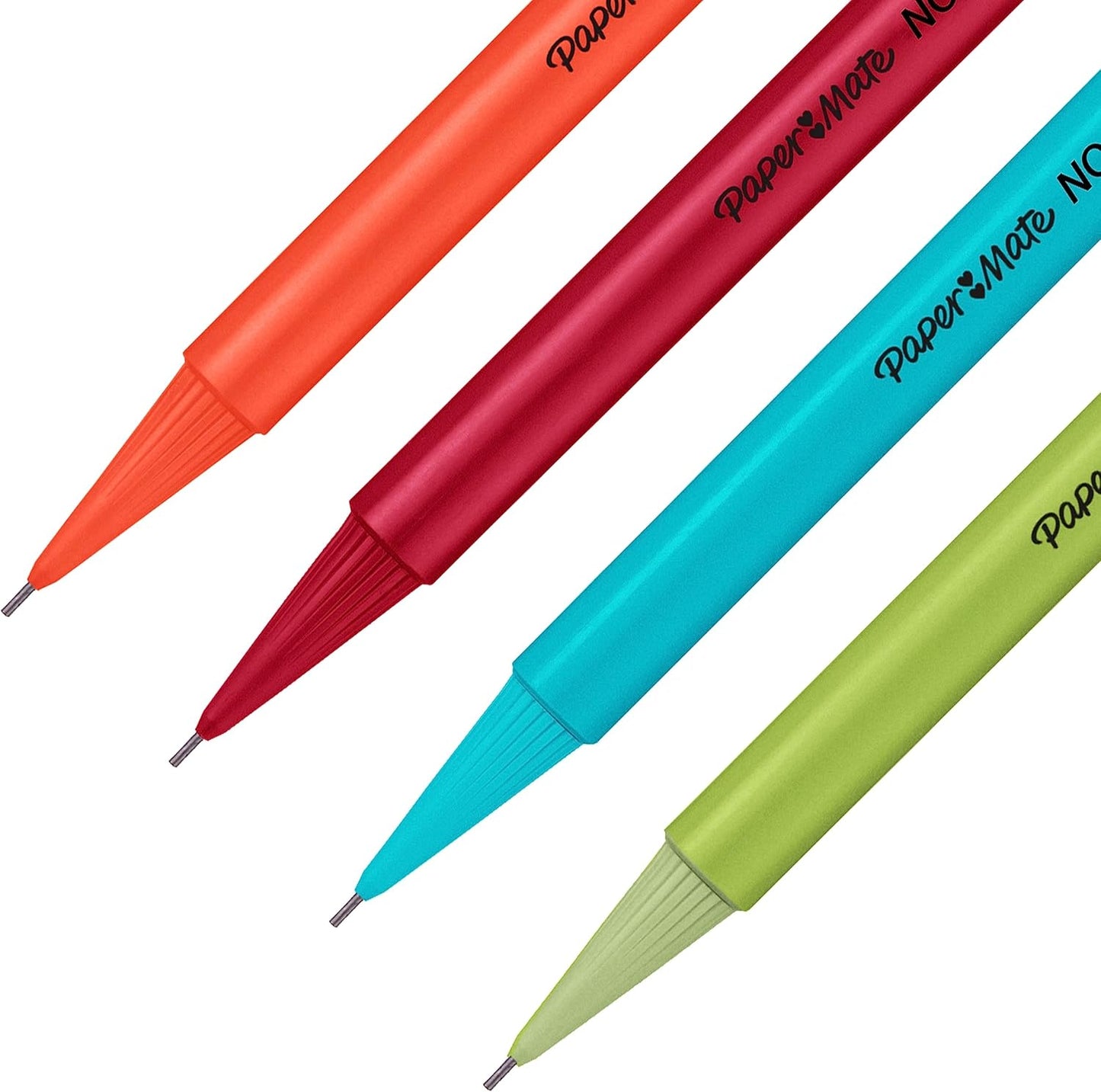 Paper Mate Non Stop Mechanical Pencil HB 0.7mm - Assorted Colours - Pack of 4